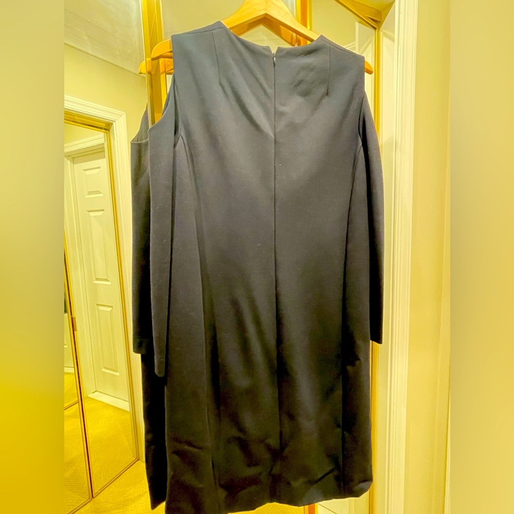 Akris punto Coctail dress, sz 14, navy